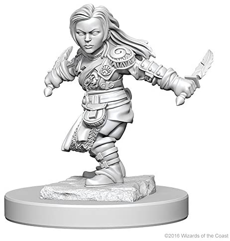 WizKids: Deep Cuts Miniatures Wave #8 - Halfling Rogue Female | Nerdhalla Games