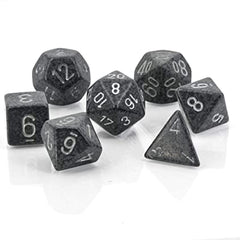 Chessex - Polyhedral 7 Sided Dice Set - Speckled | Nerdhalla Games