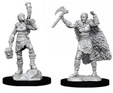 WizKids: Nolzur's Marvelous Miniatures Wave #12 - Human Barbarian Female | Nerdhalla Games