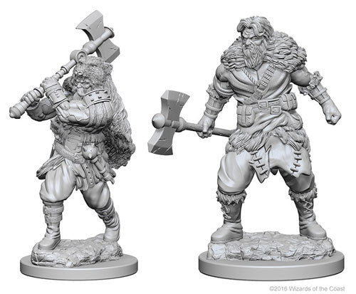 WizKids: Nolzur's Marvelous Miniatures Wave #1 - Human Barbarian Male | Nerdhalla Games