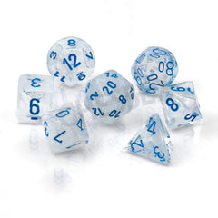 Chessex - Polyhedral 7 Sided Dice Set - Borealis | Nerdhalla Games