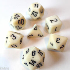 Chessex - Polyhedral 7 Sided Dice Set - Opaque | Nerdhalla Games