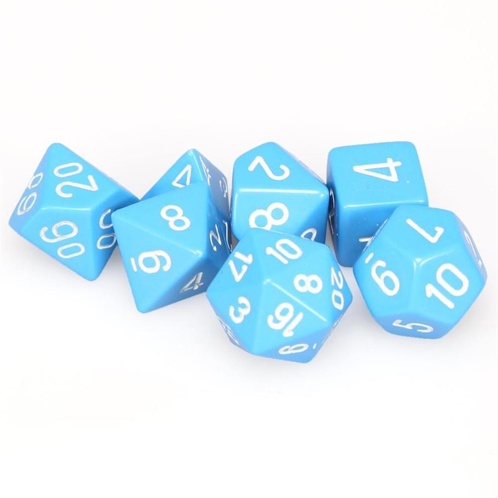 Chessex - Polyhedral 7 Sided Dice Set - Opaque | Nerdhalla Games