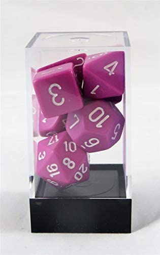 Chessex - Polyhedral 7 Sided Dice Set - Opaque | Nerdhalla Games