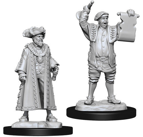 WizKids: Deep Cuts Miniatures Wave #10 - Mayor & Tower Crier | Nerdhalla Games