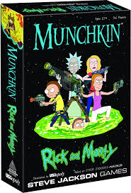 Munchkin:  Rick and Morty | Nerdhalla Games