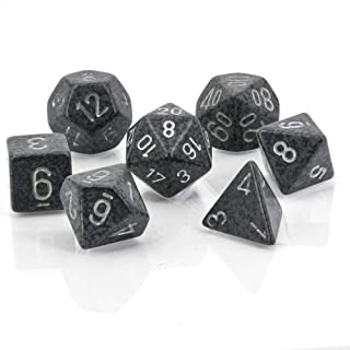 Chessex - Polyhedral 7 Sided Dice Set - Speckled | Nerdhalla Games