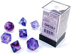 Chessex - Polyhedral 7 Sided Dice Set - Nebula | Nerdhalla Games