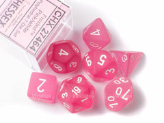 Chessex - Polyhedral 7 Sided Dice Set - Frosted | Nerdhalla Games