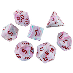 Chessex - Polyhedral 7 Sided Dice Set - Festive | Nerdhalla Games