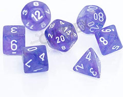 Chessex - Polyhedral 7 Sided Dice Set - Borealis | Nerdhalla Games