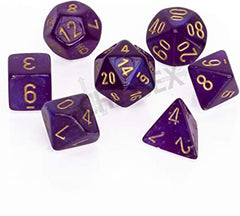 Chessex - Polyhedral 7 Sided Dice Set - Borealis | Nerdhalla Games