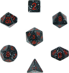 Chessex - Polyhedral 7 Sided Dice Set - Speckled | Nerdhalla Games