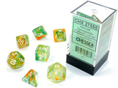 Chessex - Polyhedral 7 Sided Dice Set - Nebula | Nerdhalla Games