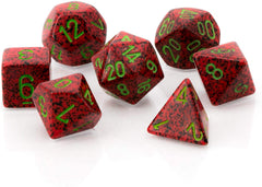 Chessex - Polyhedral 7 Sided Dice Set - Speckled | Nerdhalla Games