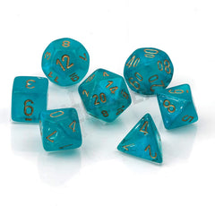 Chessex - Polyhedral 7 Sided Dice Set - Borealis | Nerdhalla Games