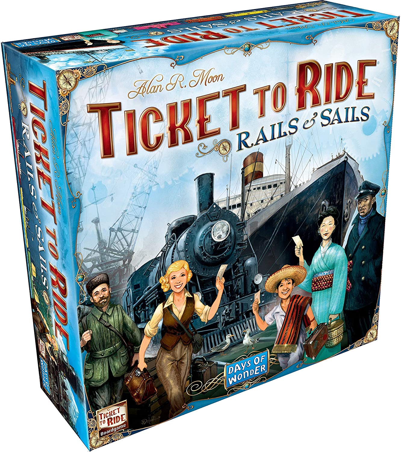 Ticket to Ride:  Rails and Sails | Nerdhalla Games