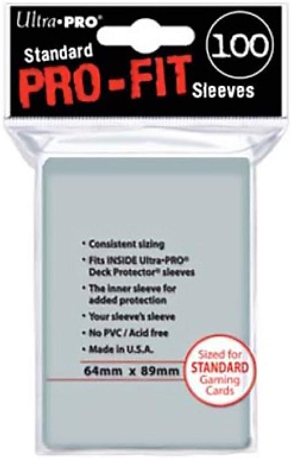 Ultra Pro Pro-Fit Small Sleeves 100ct | Nerdhalla Games