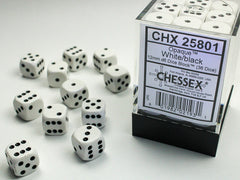 Chessex Dice - 12mm d6 Dice Block (36 Dice) | Nerdhalla Games