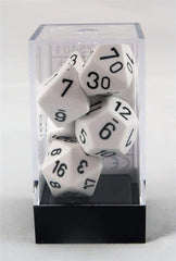 Chessex - Polyhedral 7 Sided Dice Set - Opaque | Nerdhalla Games