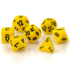 Chessex - Polyhedral 7 Sided Dice Set - Opaque | Nerdhalla Games