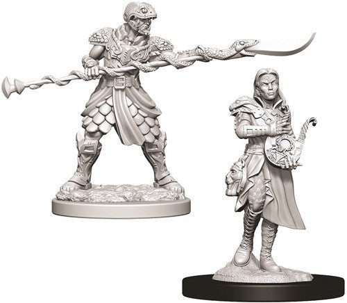 WizKids: Nolzur's Marvelous Miniatures Wave #9 - Yuan-Ti Pureblood Adventurers | Nerdhalla Games