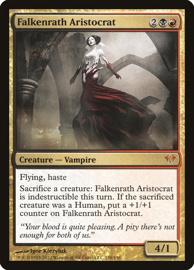 Falkenrath Aristocrat [Dark Ascension] | Nerdhalla Games