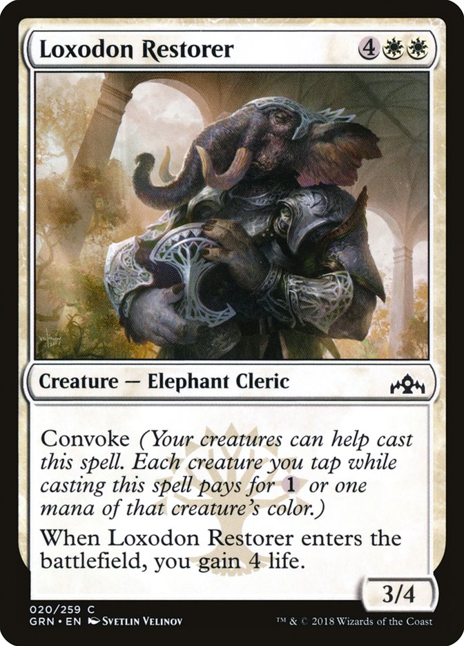 Loxodon Restorer [Guilds of Ravnica] | Nerdhalla Games