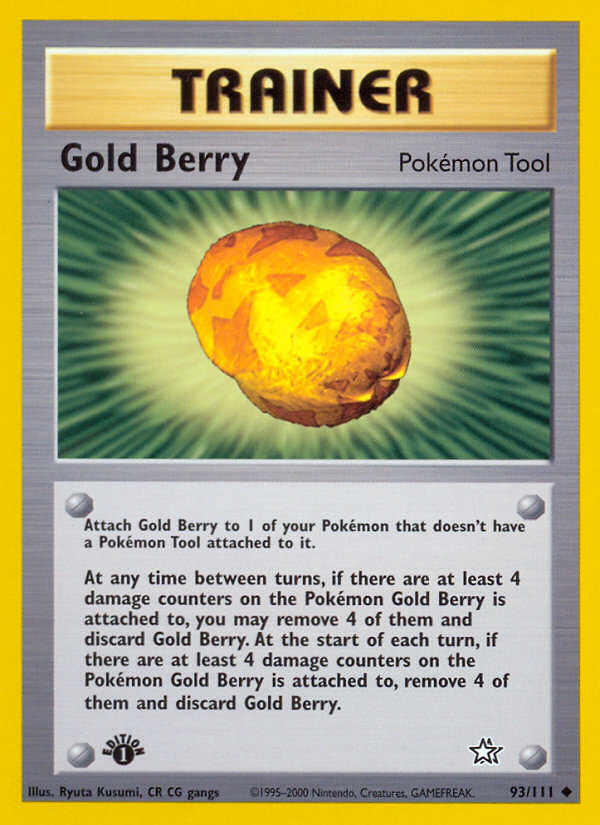 Gold Berry (93/111) [Neo Genesis 1st Edition] | Nerdhalla Games