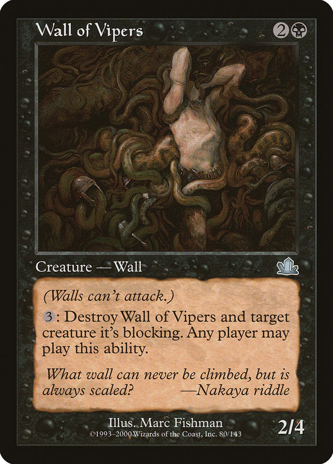 Wall of Vipers [Prophecy] | Nerdhalla Games