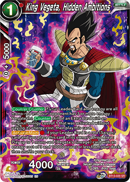 King Vegeta, Hidden Ambitions [BT13-020] | Nerdhalla Games