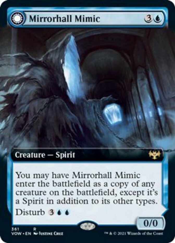 Mirrorhall Mimic // Ghastly Mimicry (Extended) [Innistrad: Crimson Vow] | Nerdhalla Games