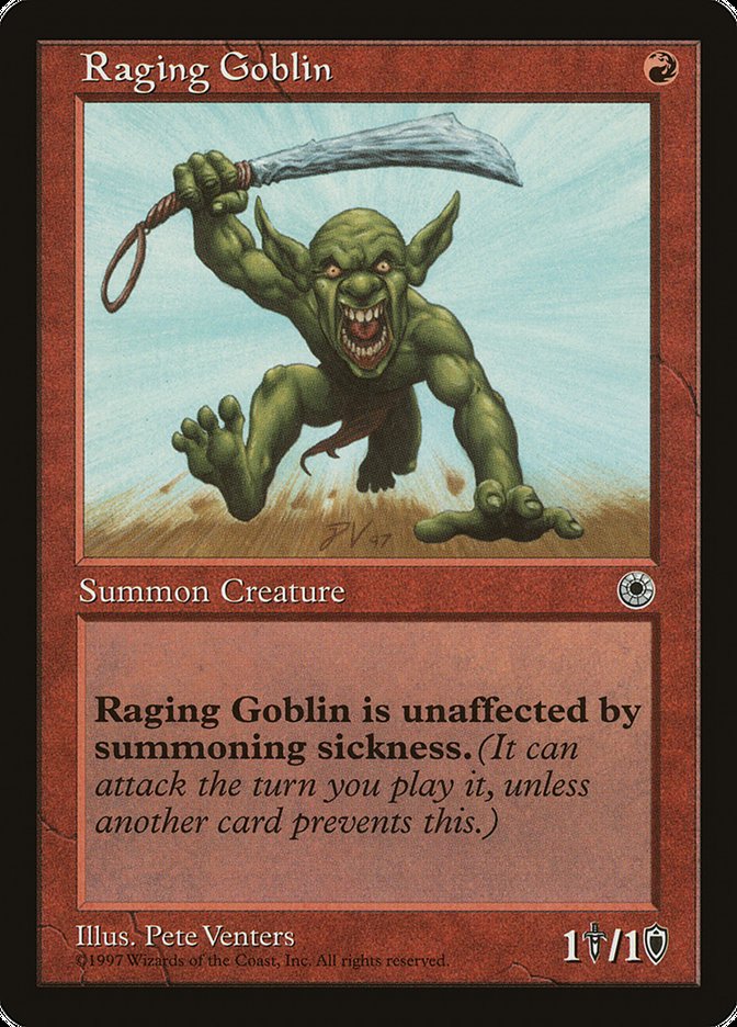 Raging Goblin (No Flavor Text) [Portal] | Nerdhalla Games