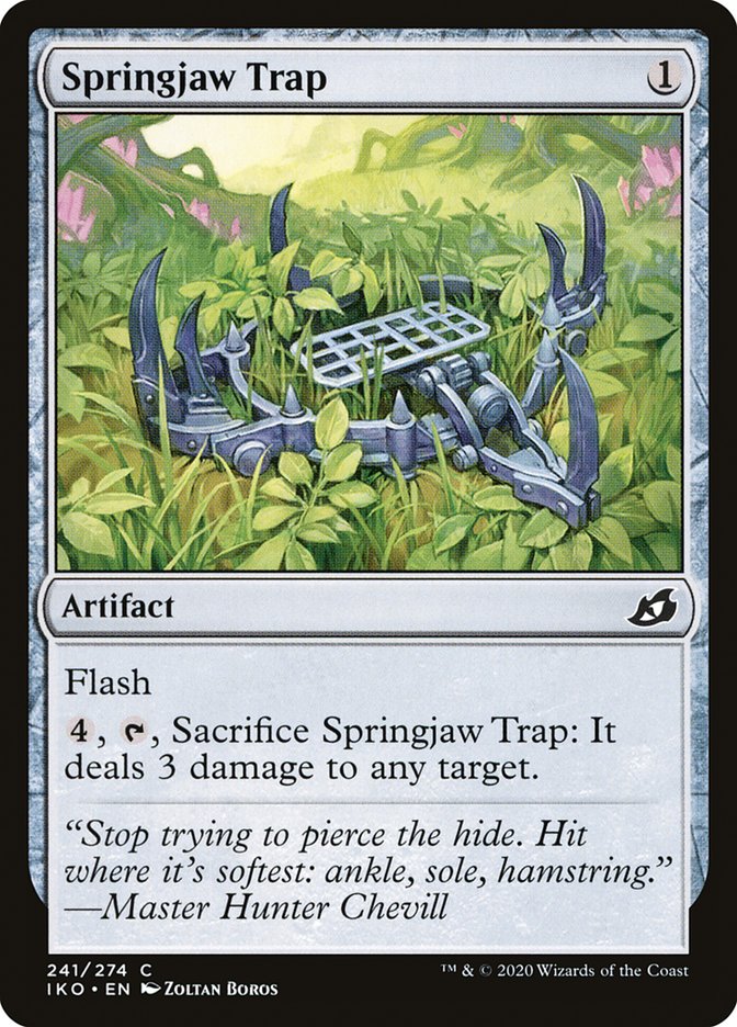 Springjaw Trap [Ikoria: Lair of Behemoths] | Nerdhalla Games