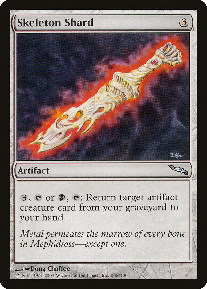 Skeleton Shard [Mirrodin] | Nerdhalla Games