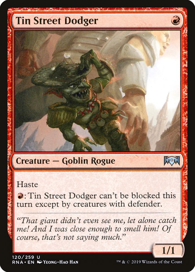 Tin Street Dodger [Ravnica Allegiance] | Nerdhalla Games