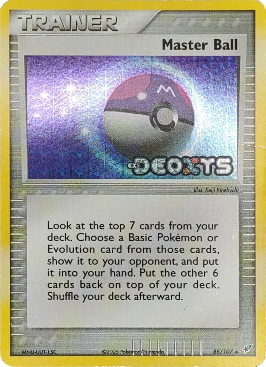 Master Ball (88/107) (Stamped) [EX: Deoxys] | Nerdhalla Games