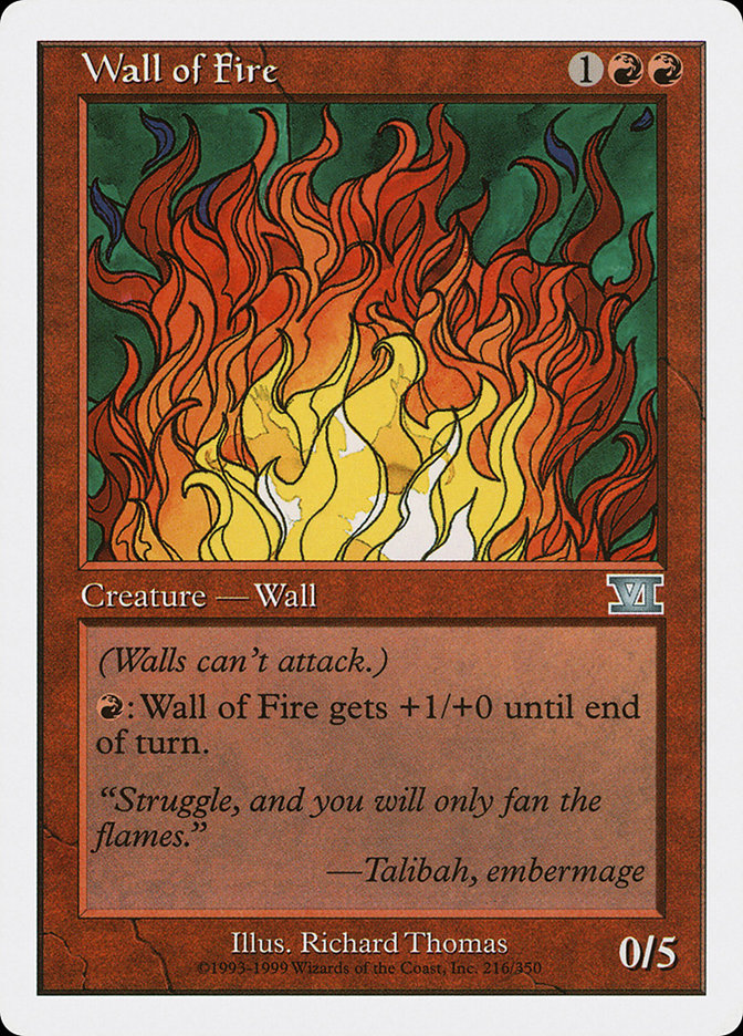 Wall of Fire [Classic Sixth Edition] | Nerdhalla Games