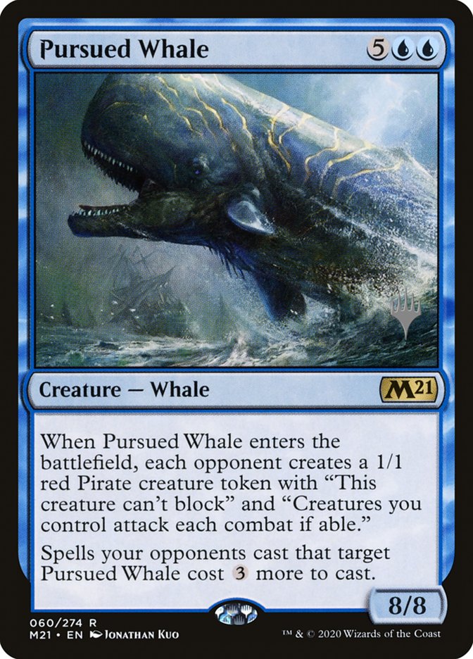 Pursued Whale (Promo Pack) [Core Set 2021 Promos] | Nerdhalla Games