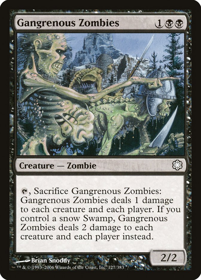 Gangrenous Zombies [Coldsnap Theme Decks] | Nerdhalla Games