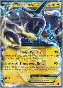 Thundurus EX (38/116) (Plasma Power - Haruto Kobayashi) [World Championships 2014] | Nerdhalla Games