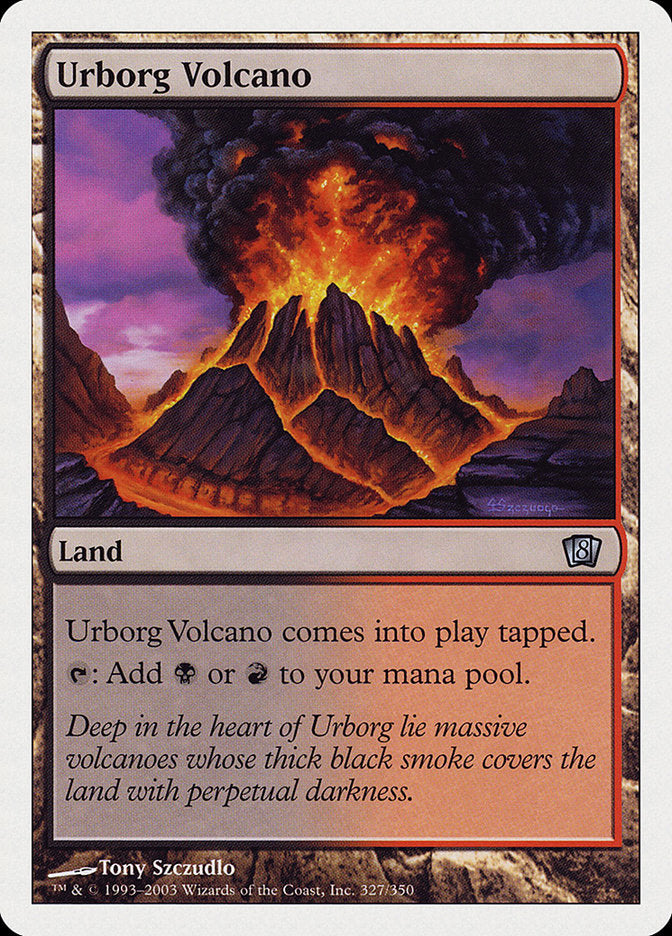 Urborg Volcano [Eighth Edition] | Nerdhalla Games