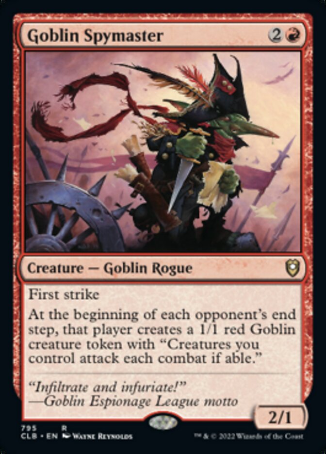 Goblin Spymaster [Commander Legends: Battle for Baldur's Gate] | Nerdhalla Games