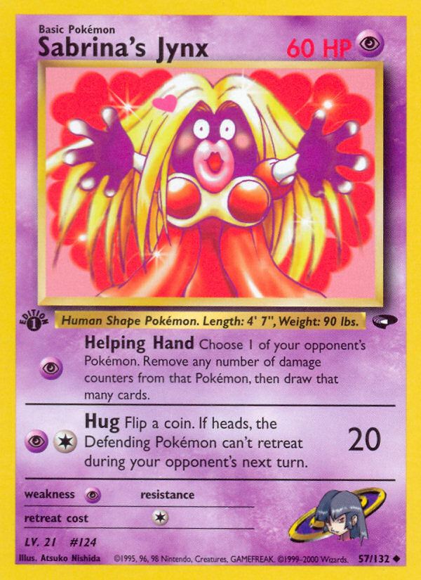 Sabrina's Jynx (57/132) [Gym Challenge 1st Edition] | Nerdhalla Games