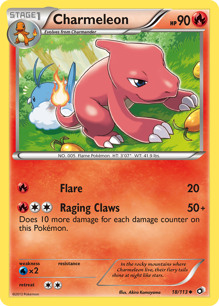 Charmeleon (18/113) [Black & White: Legendary Treasures] | Nerdhalla Games