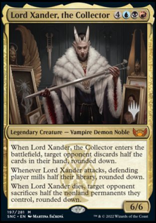 Lord Xander, the Collector (Promo Pack) [Streets of New Capenna Promos] | Nerdhalla Games