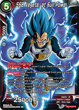 SSB Vegeta, at Full Power (Rare) [BT13-021] | Nerdhalla Games