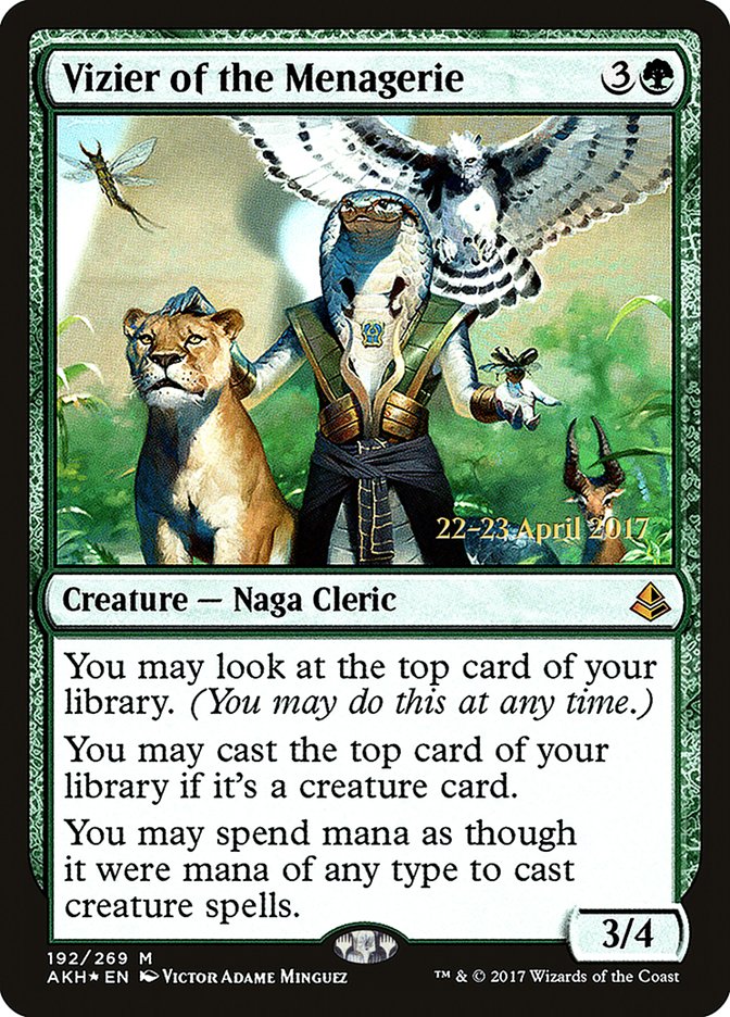 Vizier of the Menagerie  [Amonkhet Prerelease Promos] | Nerdhalla Games