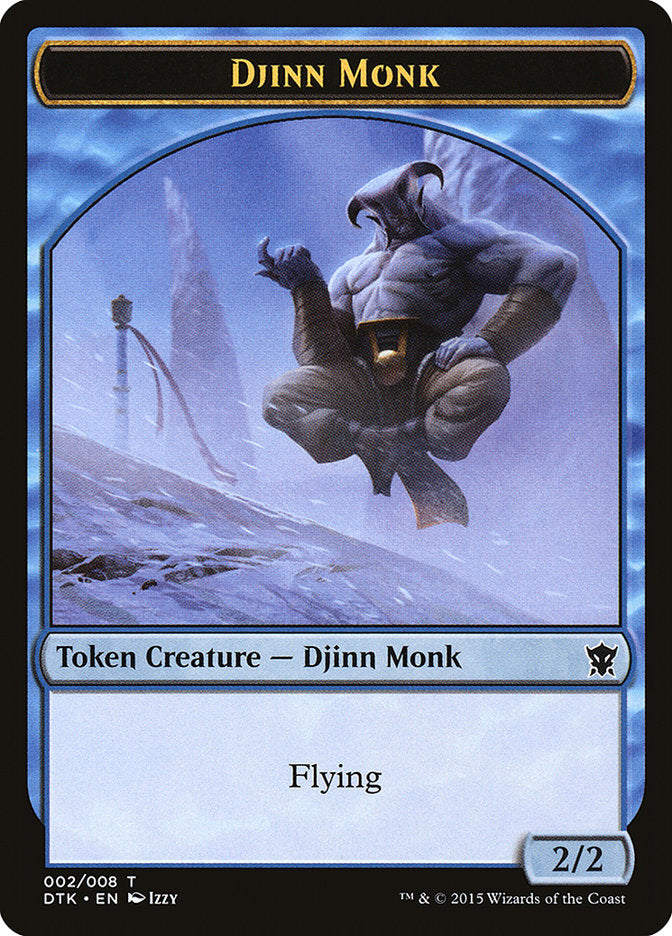 Djinn Monk [Dragons of Tarkir Tokens] | Nerdhalla Games