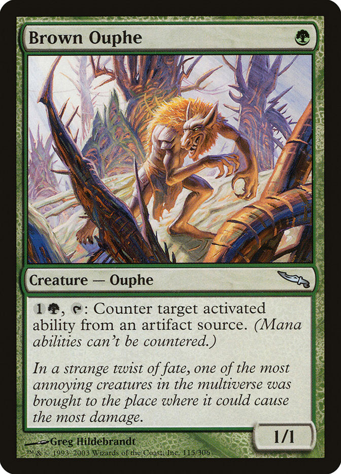 Brown Ouphe [Mirrodin] | Nerdhalla Games